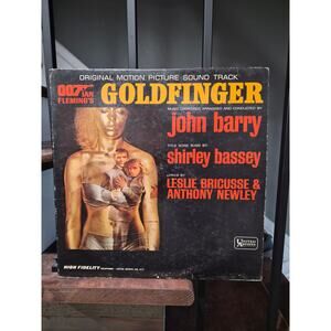 007 Goldfinger Original Motion Picture Soundtrack (1964) Mono LP UAL-4117 Record